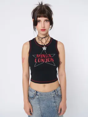 RockStar Girlfriend Vest Top