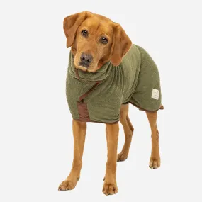 Ruff & Tumble Country Dog Drying Coat (corduroy trim)