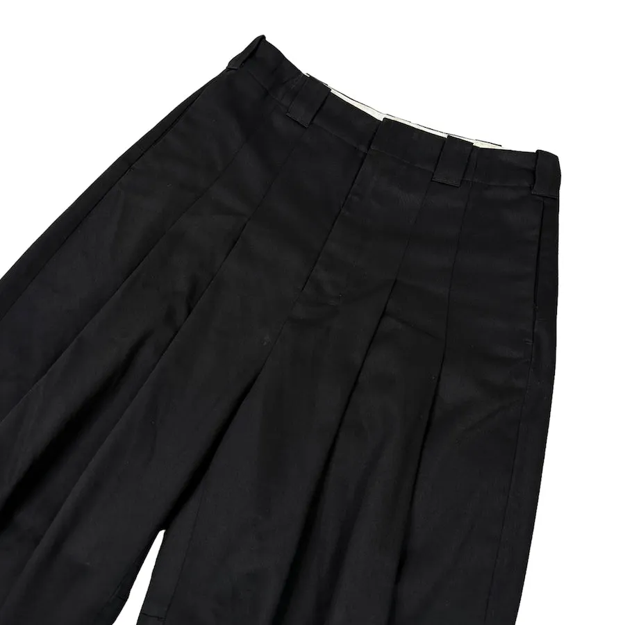 SHINYA KOZUKA X DICKIES BAGGY FRONT-PLEAT PANTS - BLACK (M)