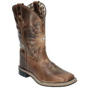 Smoky Mountain Women's Sunburst Western Boots - Brown 9.5