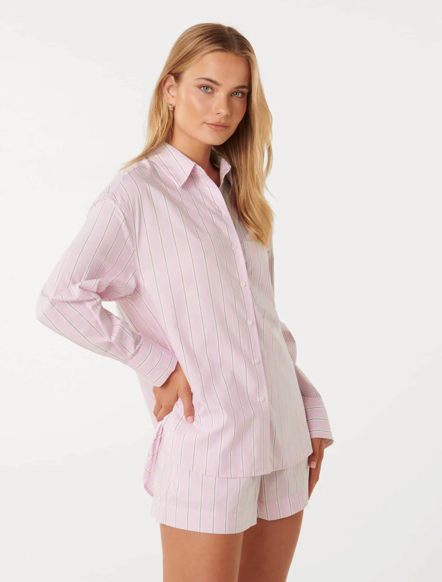 Sophie Stripe Poplin Shirt