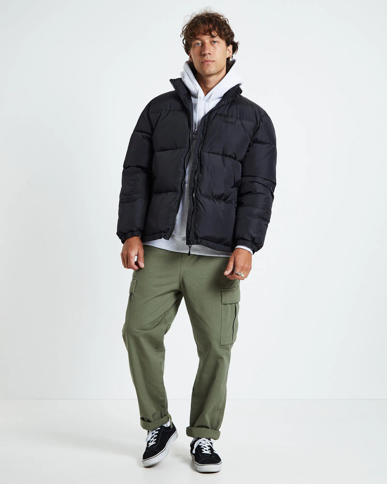 Spencer Project Burnside 90's Puffer Black