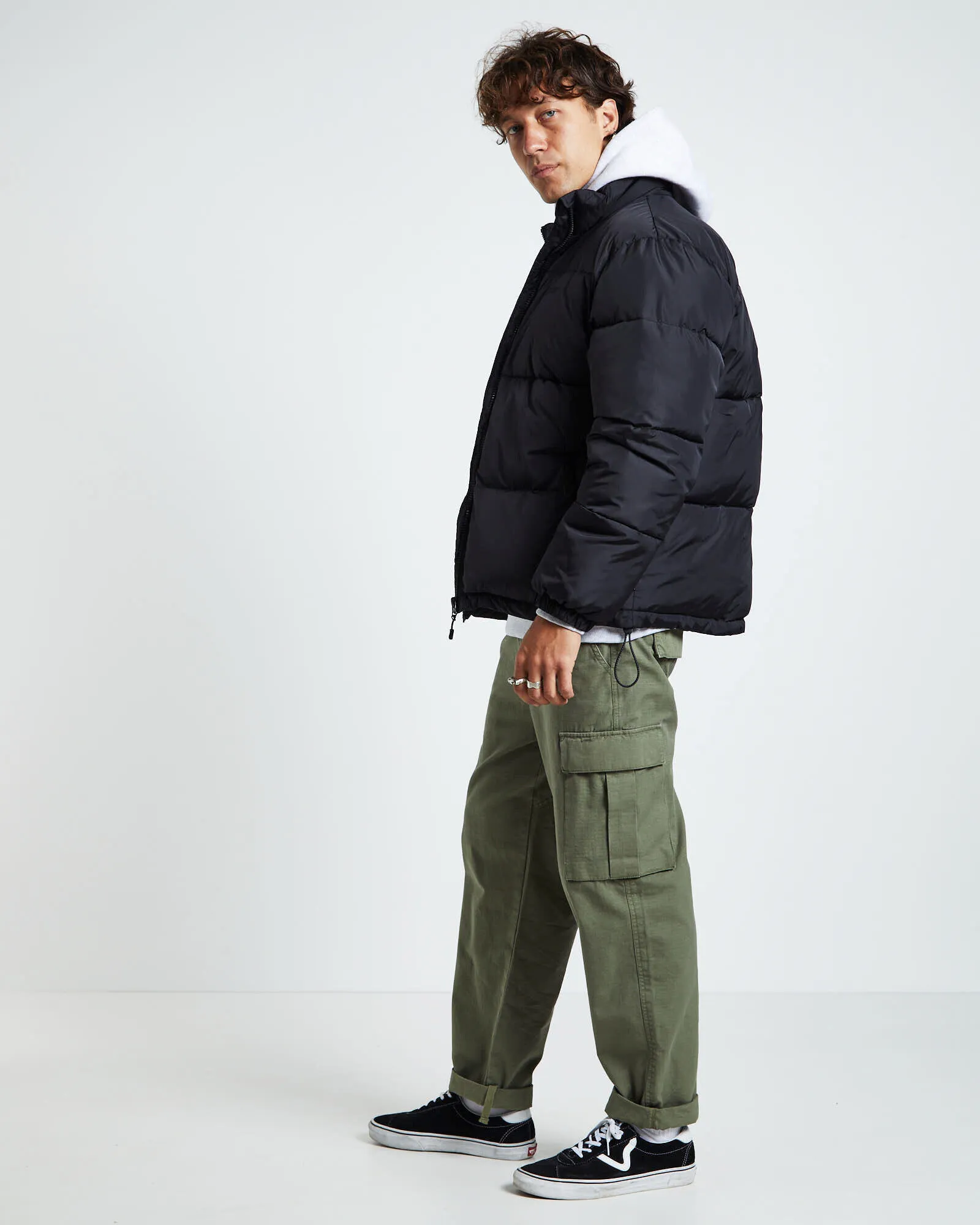 Spencer Project Burnside 90's Puffer Black