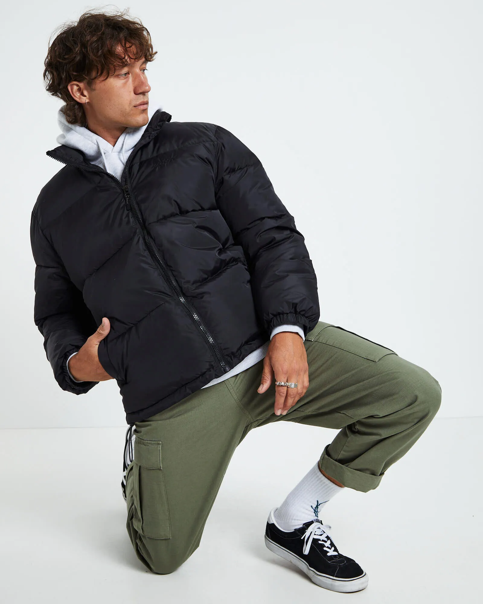 Spencer Project Burnside 90's Puffer Black