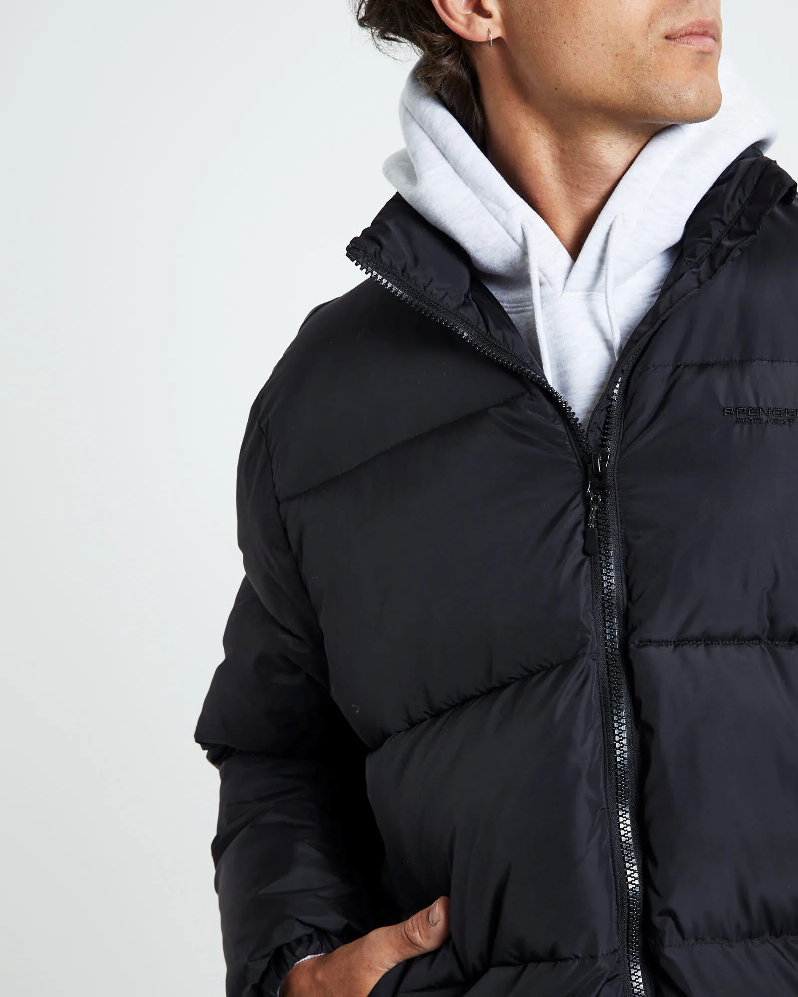 Spencer Project Burnside 90's Puffer Black