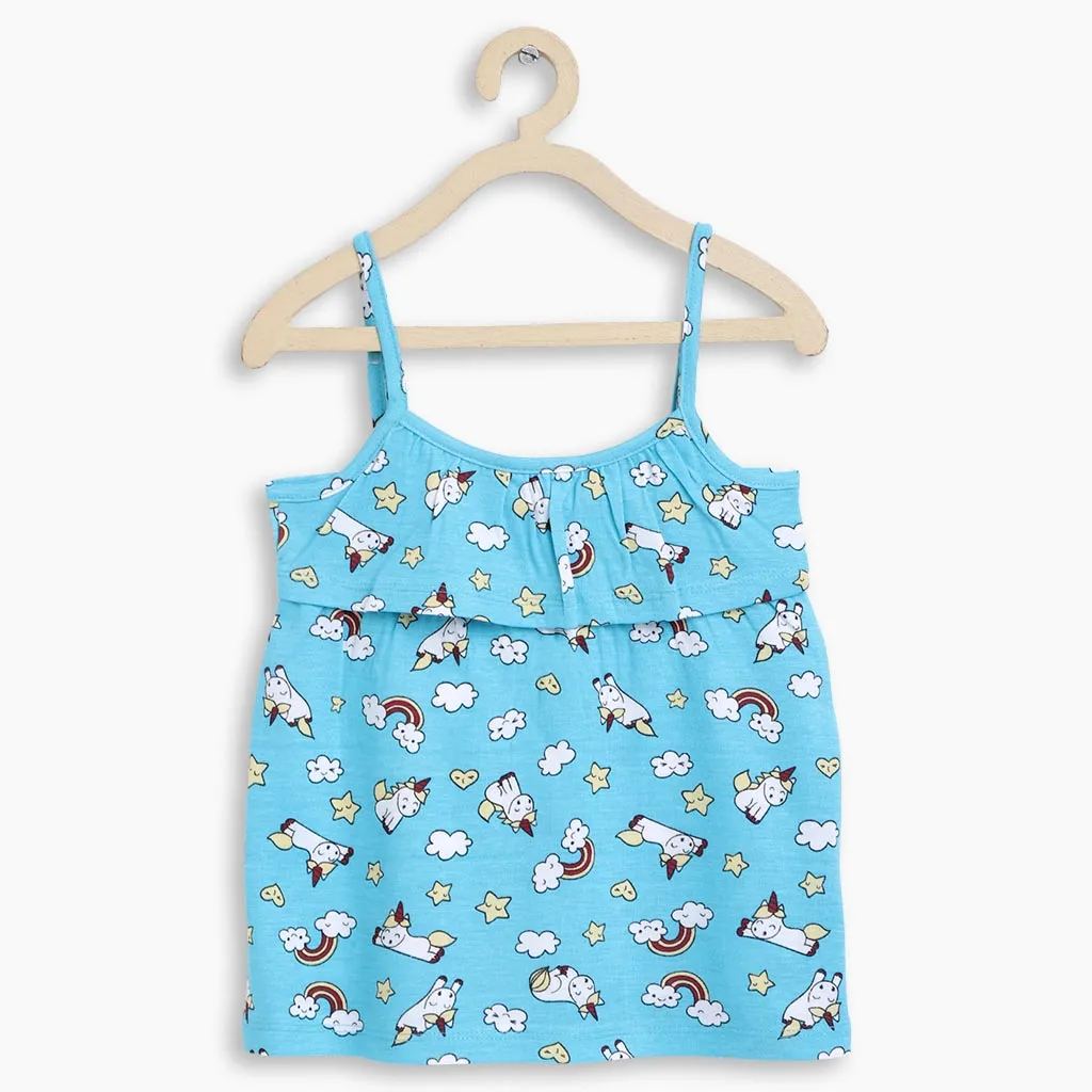 Strappy A-Line Top - 2 pack - Day at Zoo - Flying Unicorn