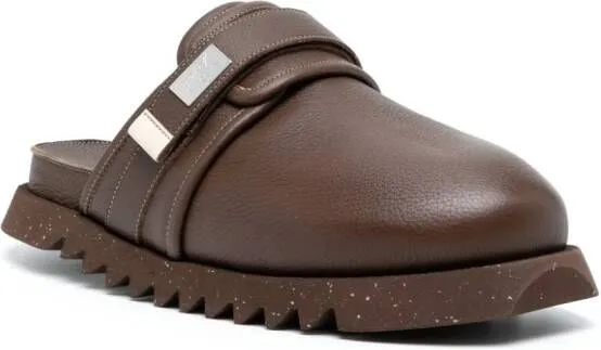 Suicoke x Marsell Zavo leather mules Brown