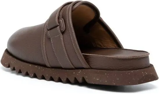 Suicoke x Marsell Zavo leather mules Brown