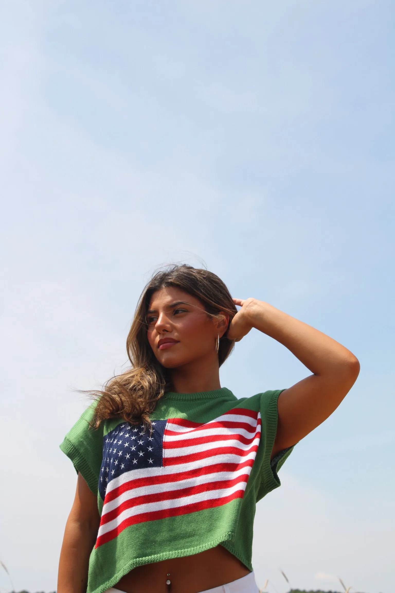 The American Honey Sweater // Green