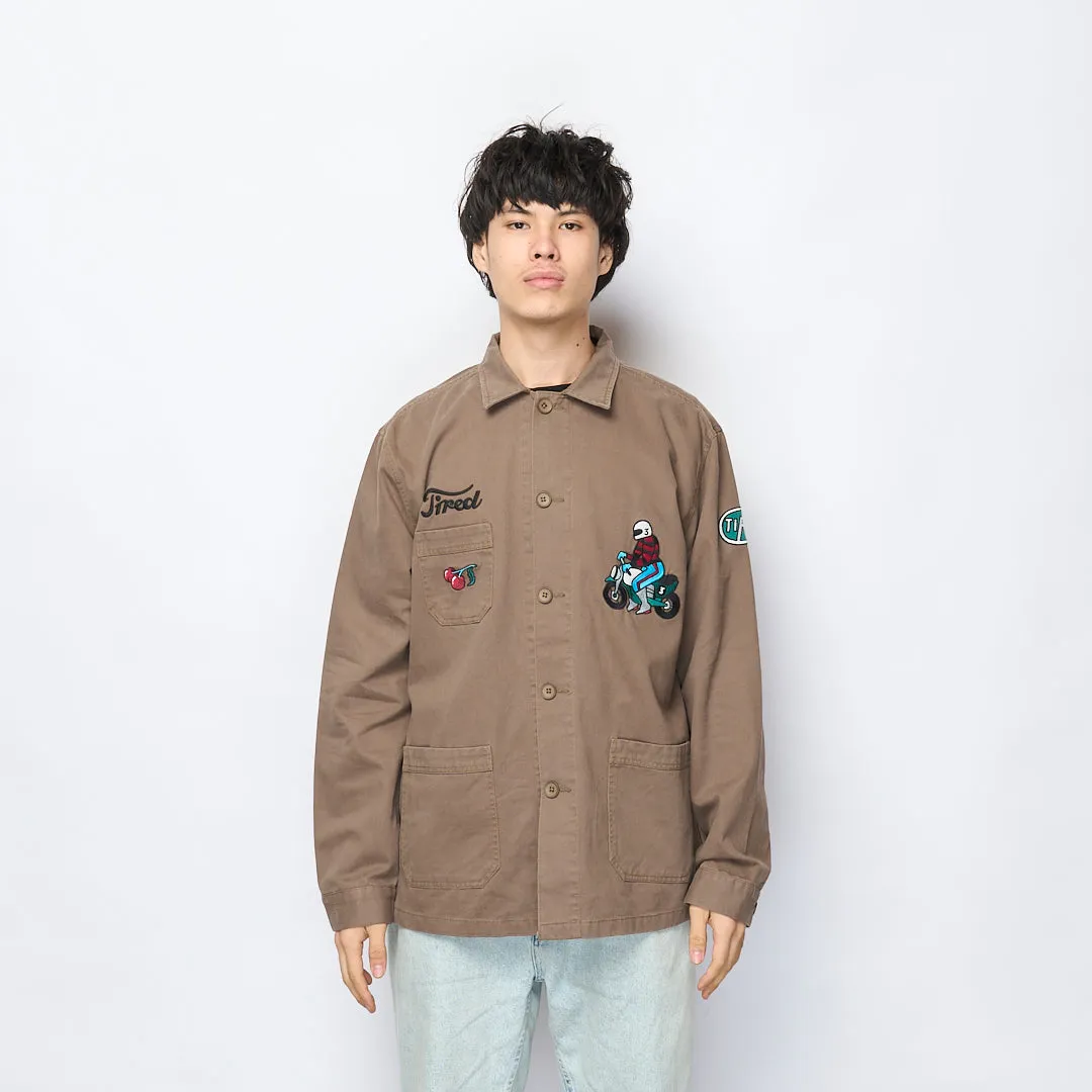 Tired Skateboards - Moto Field Coat (Chocolate Chip)