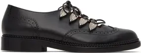 Toga Virilis Black Leather Oxfords