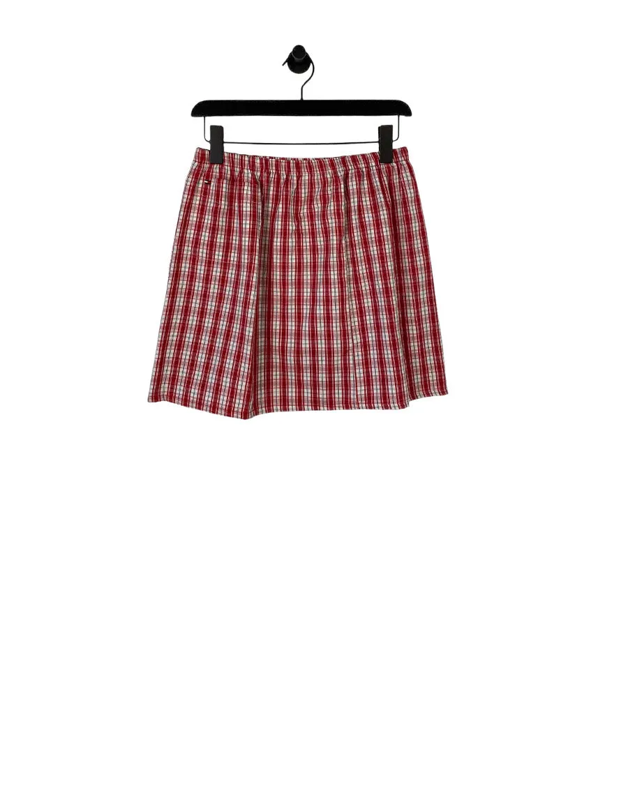 TOMMY CANDY CHECK TARTAN MINI GEMMA SKIRT (S/M)