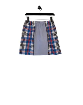 TOMMY SKY BLUE CHECK MINI GEMMA SKIRT (S/M)