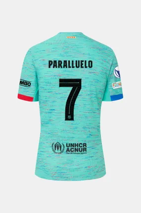 UWCL FC Barcelona third shirt 23/24 Player's Edition - PARALLUELO