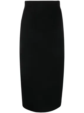 Victoria Beckham Fitted Long Skirt