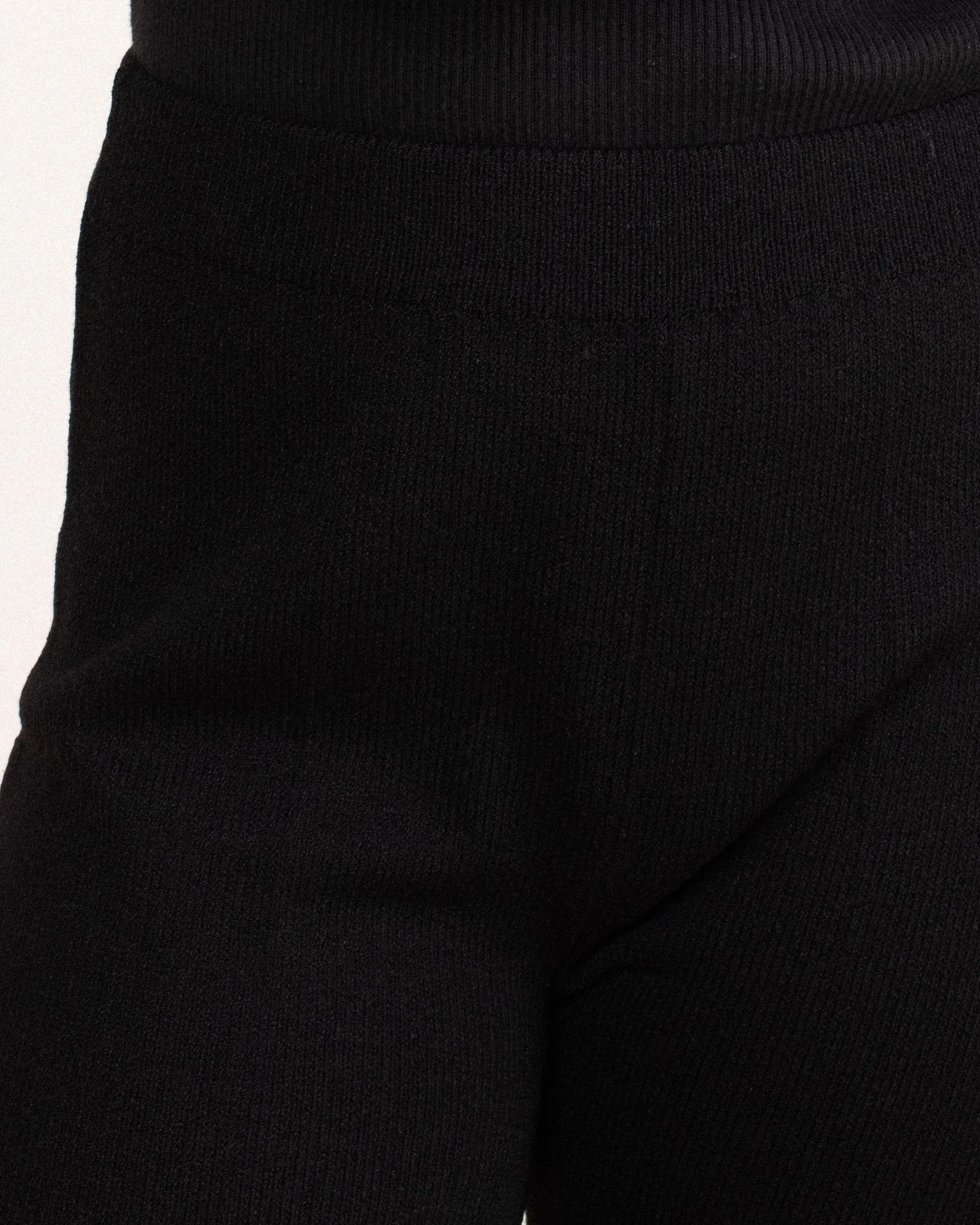 Vintage Charcoal Knit High Rise Pants (S)