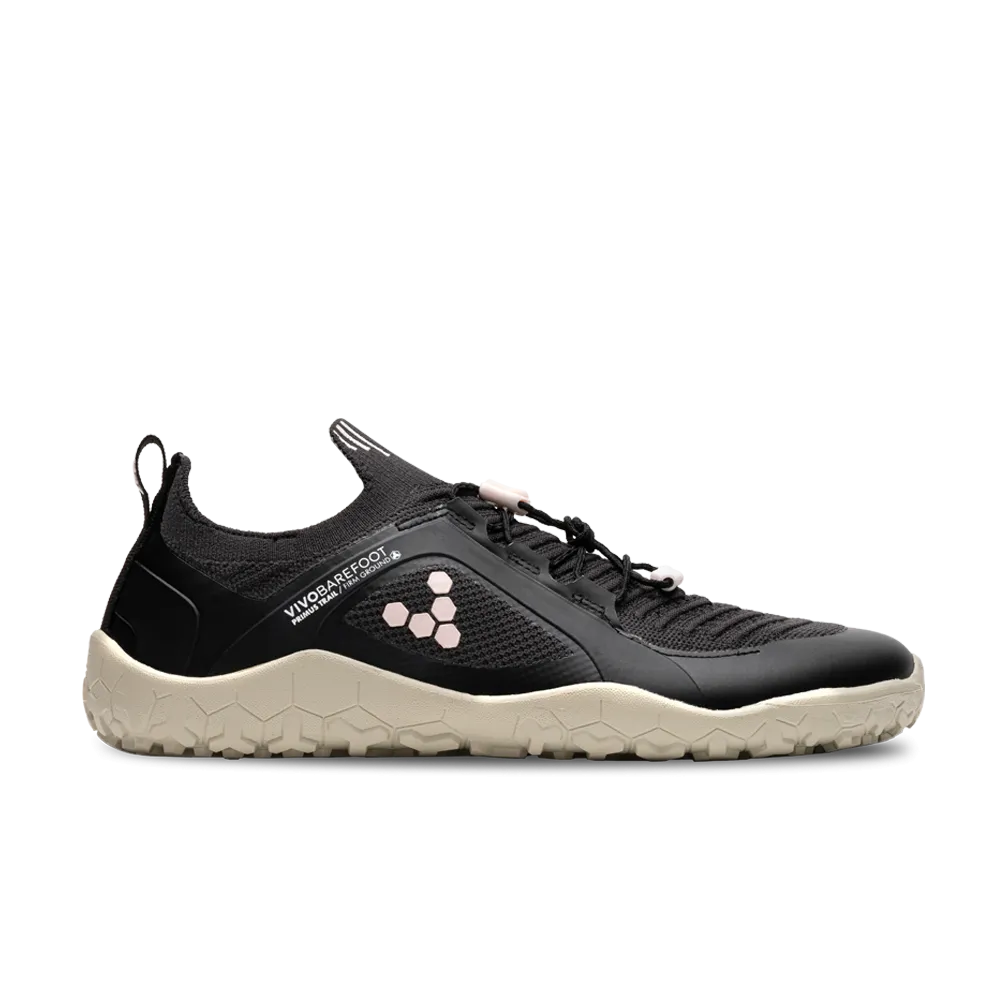 Vivobarefoot Primus Trail Knit FG Womens Obsidian/Misty Rose/Limestone