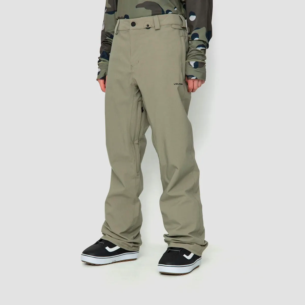 Volcom Freakin Snow Chino Pants Light Military