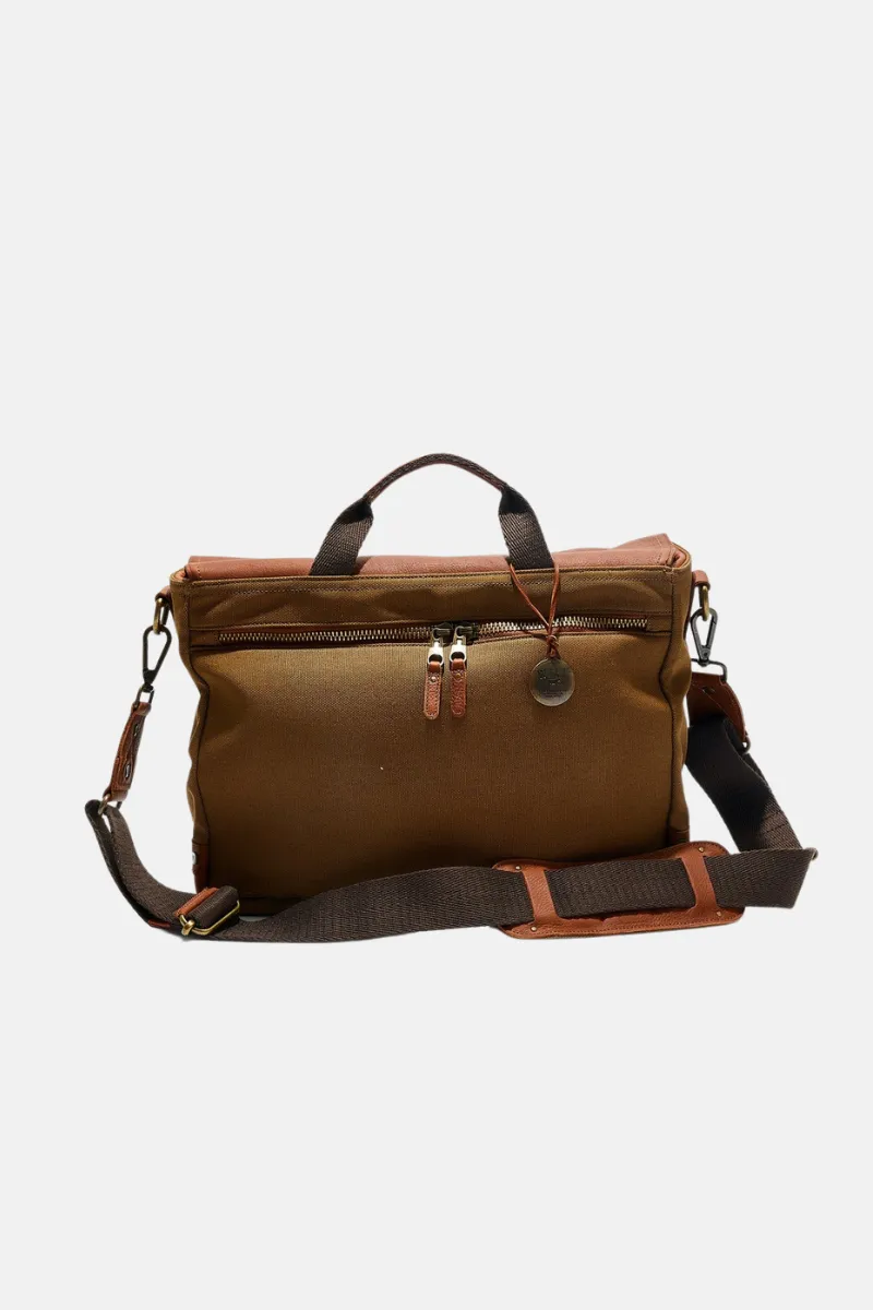 Wallace Canvas And Leather Messenger