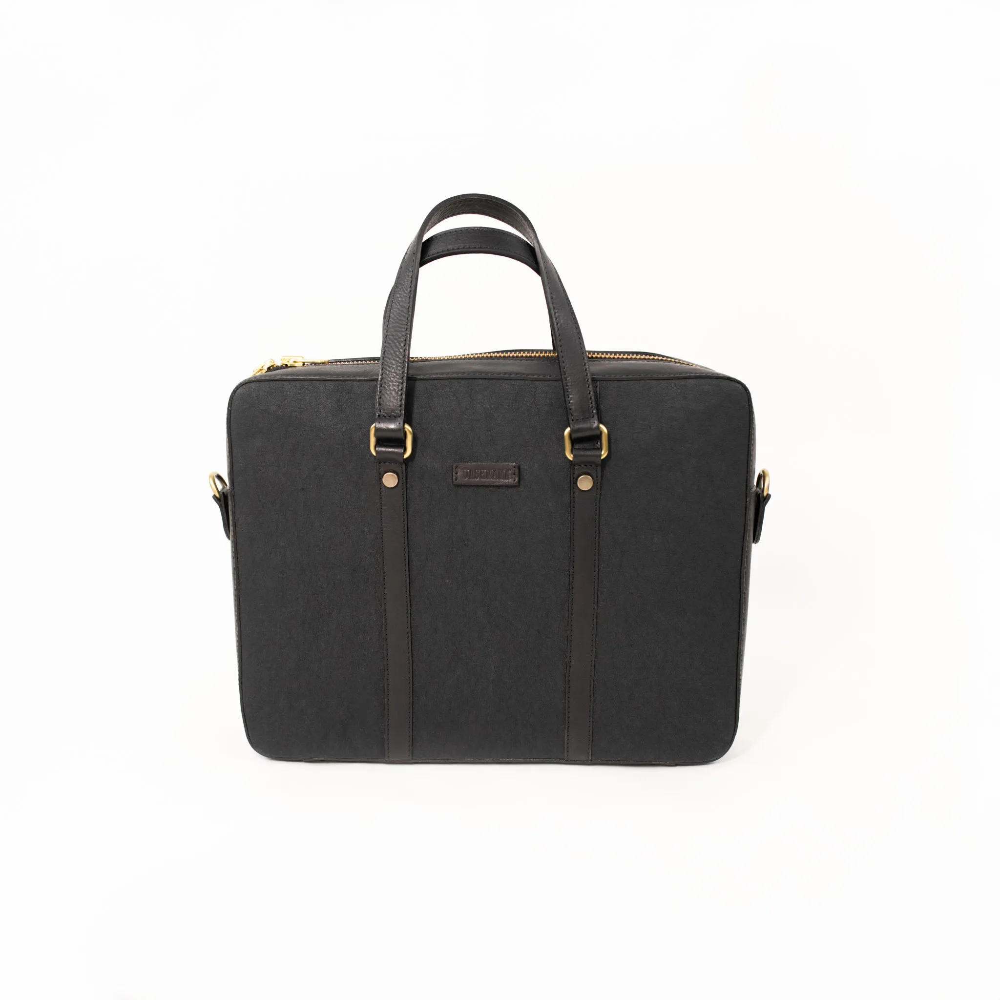 Washable Paper Laptop Case | Messenger Bag in Black