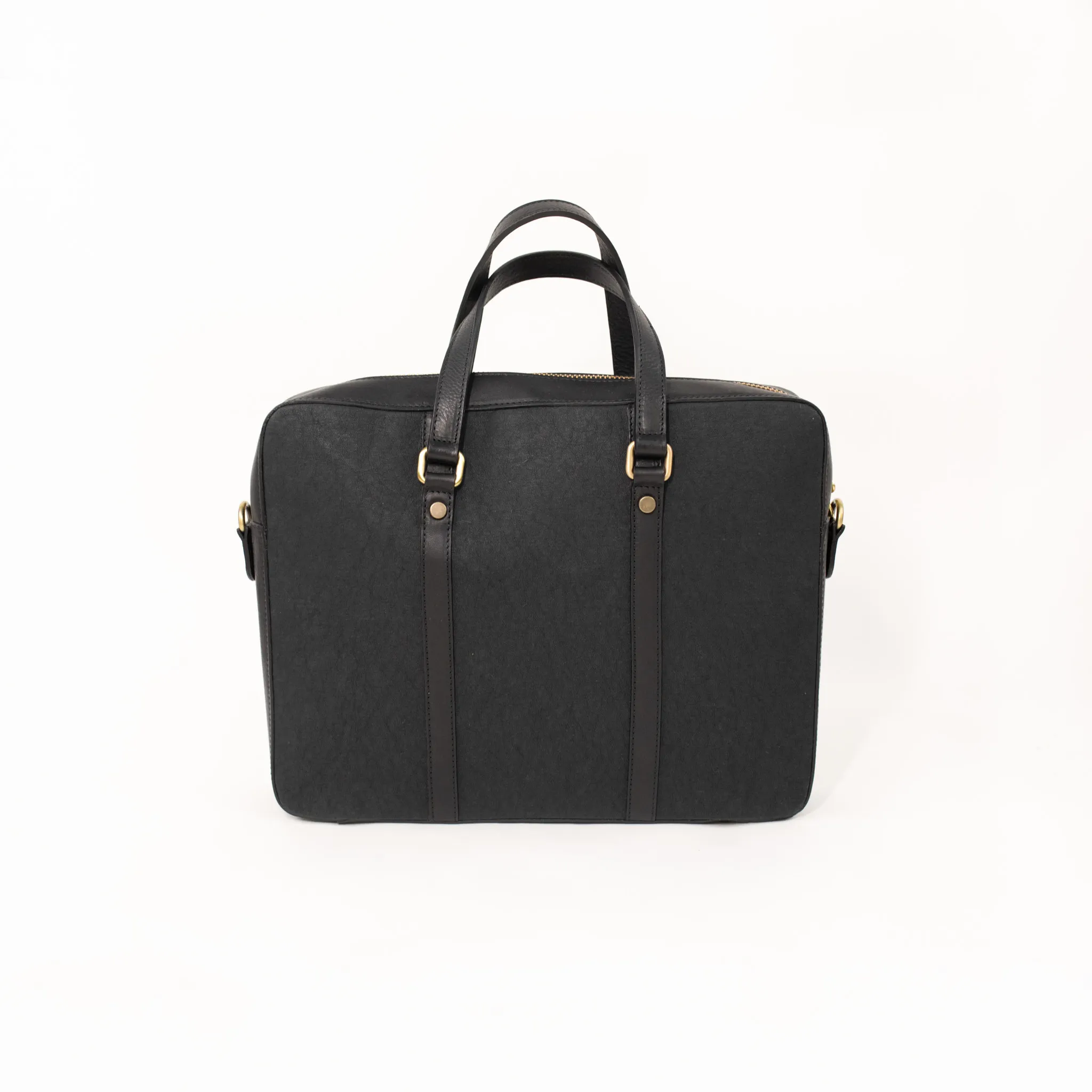 Washable Paper Laptop Case | Messenger Bag in Black