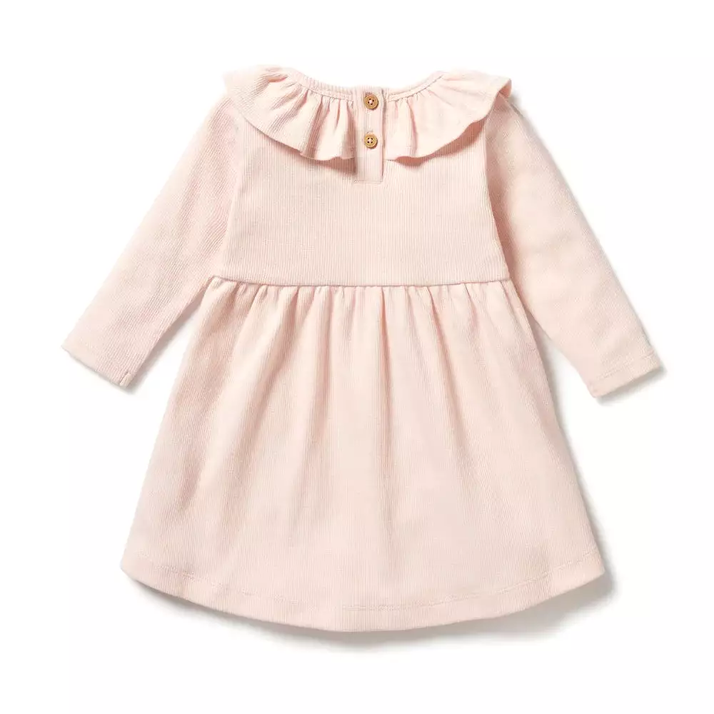 Wilson & Frenchy Organic Ruffle Dress - Pink