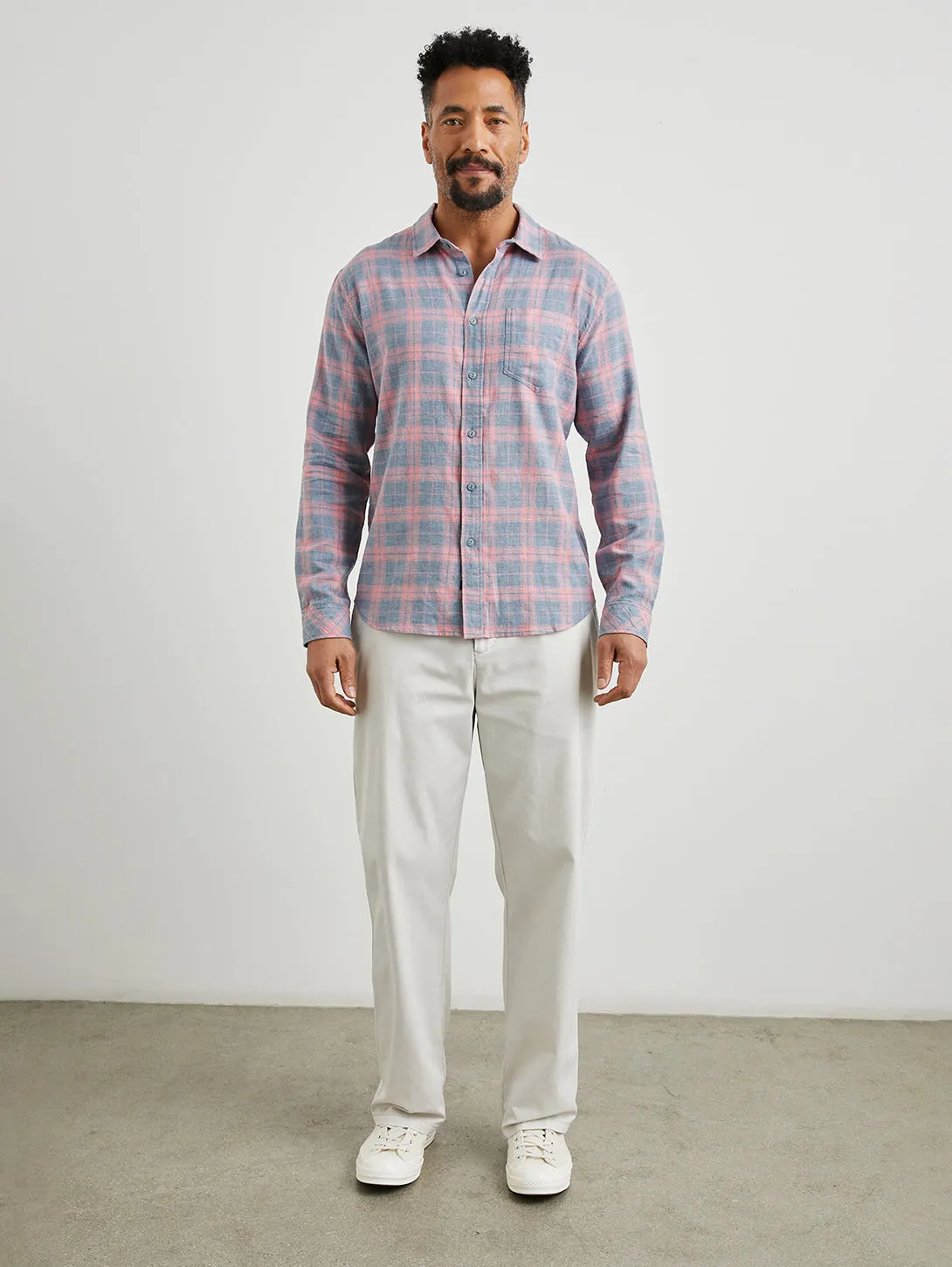 Wyatt Shirt - Poppy Denim Melange