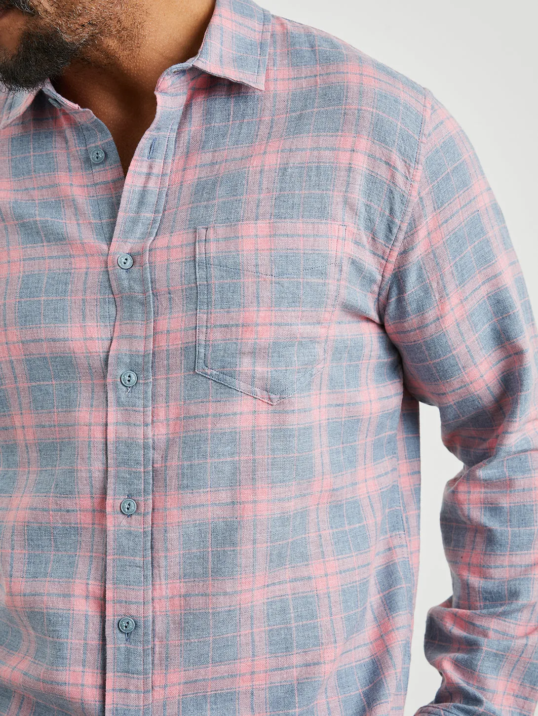 Wyatt Shirt - Poppy Denim Melange